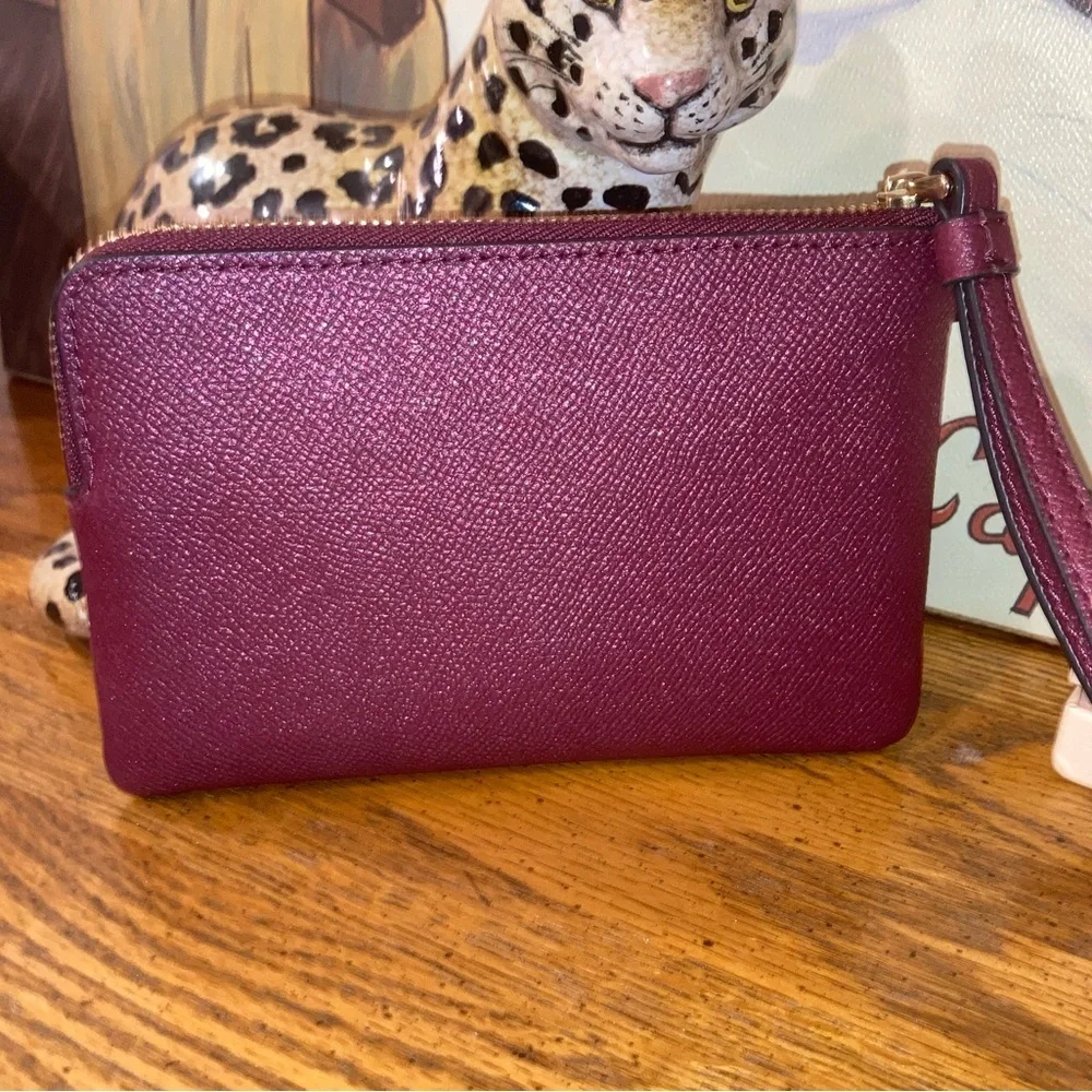 Coach crimson glitter